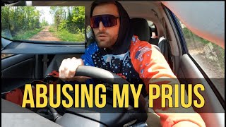 Driving my Prius like a rally car on logging roads by Will Magner 452 views 11 months ago 2 minutes, 12 seconds