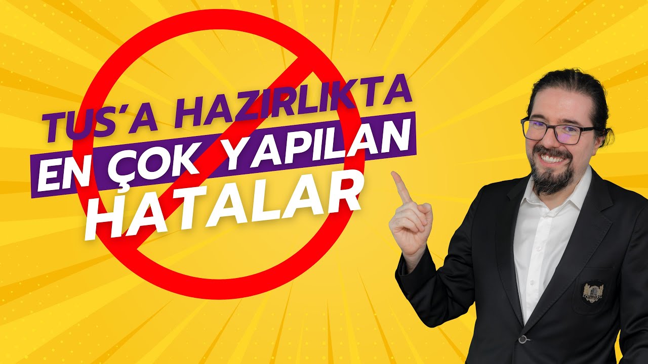 TUS'a Hazırlanırken Murat Hoca'dan Değerli Tavsiyeler | Nasıl Başarıya Ulaşılır?
