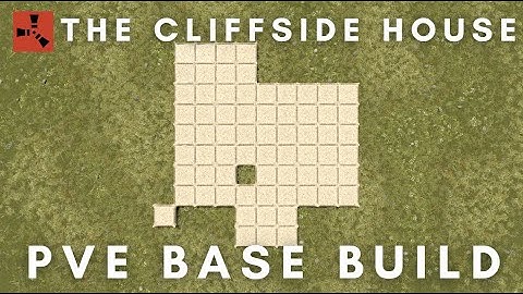 RUST PvE Base Build | The Cliffside House