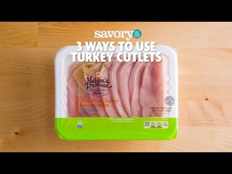 Video: Turkey Cutlets With Feta Cheese