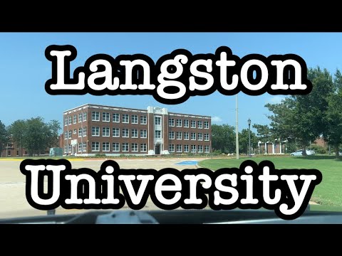 DRIVE WITH ME THROUGH LANGSTON UNIVERSITY CAMPUS