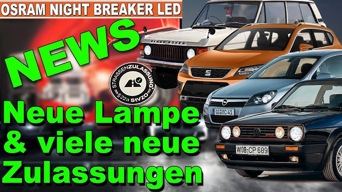 💡 Osram Night Breaker NEWS ▻ Jetzt H1 LED mit ZULASSUNG 🔥 Neue Fahrzeuge  Motorrad neue Zulassungen 