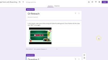 Branching in Google Forms
