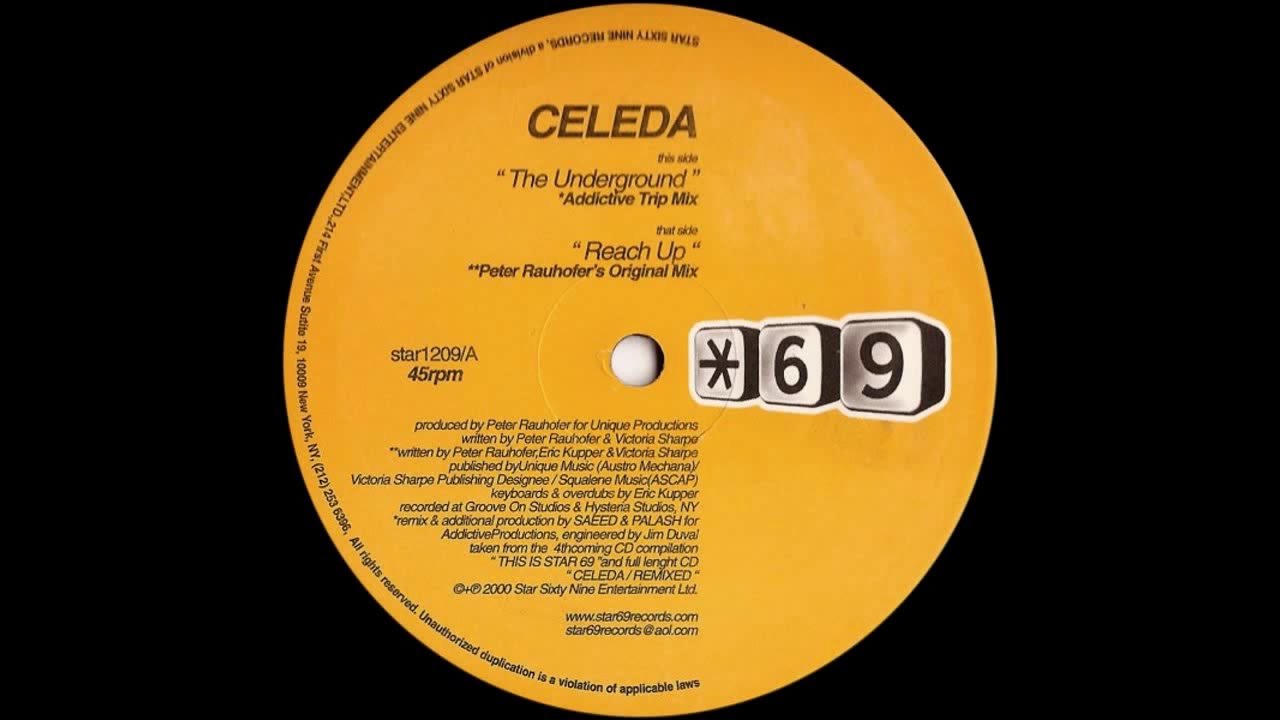 Celeda   The Underground Addictive Trip Mix  2000