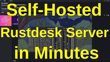 🚀 Self-host your own remote desktop server in minutes with Rustdesk!