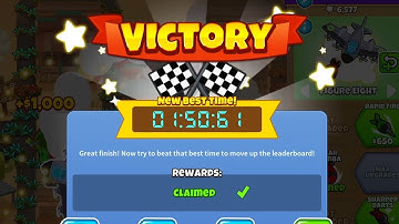 BTD6 Race "Using the Middle to your advantage" in 1:50! (No Ace Start)