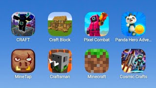 Craft, Craft Block, Pixel Combat, Panda Hero Adventure, Minetap, Craftsman, Minecraft, Cosmic Crafts screenshot 4