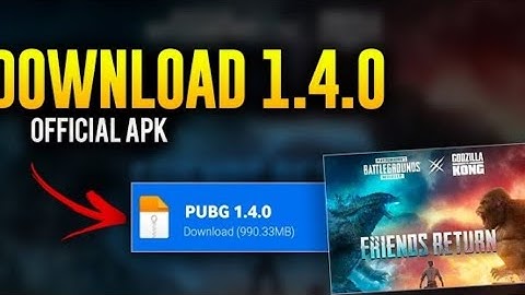 PUBG MOBILE 1.4.0 NEW UPDATE || NEW GODZILLA VS KING KONG || WITH DOWNLOAD LINK ||