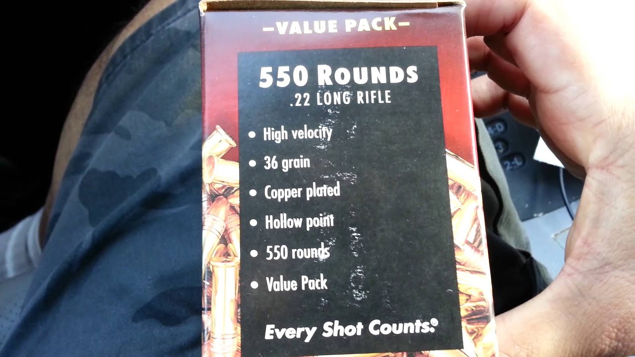 Federal 22mr Bulk Pack at Wal-Mart. 7-6-14