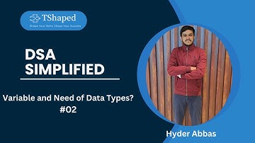 What is a Variable and Need for Data Types | Master DSA in Java