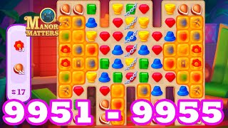 Manor Matters 9951 - 9955 HD Gameplay 3 match puzzle Walkthrough | Android IOS | 9952 | 9953 | 9954