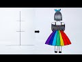 How to draw a beautiful girl | Cute Baby Girl drawing easy | Girl drawing step by step