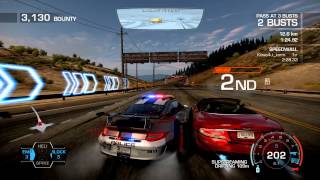 Need For Speed Hot Pursuit Police Chase - Porsche Patrol, Porsche 911 Gt3 Rs