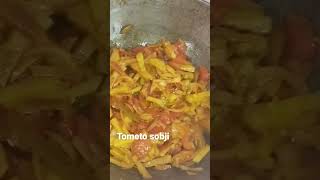 tometo ,ALU, onion, chilli, salt, turmeric chilli powder mastard pest টমেটো চচ্চড়ি/tometo sobji???