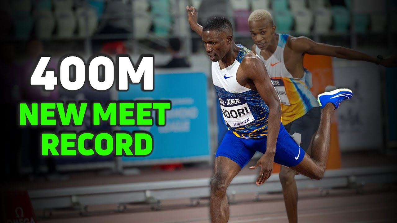 Bayapo Ndori of Botswana Sets New Xiamen Diamond League 400m Record
