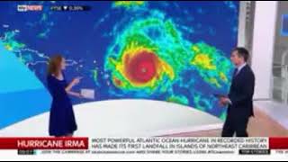 uk sky news report on hurricane irma as it hits anguilla and threatens virgin islands puerto rico