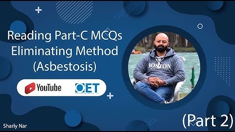 Reading Part C MCQs Eliminating Method Asbestosis (Part 2)