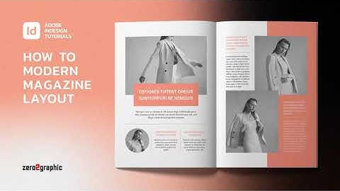 How to Create Modern Magazine Layout in Adobe Indesign CC | Graphic Design Tutorial