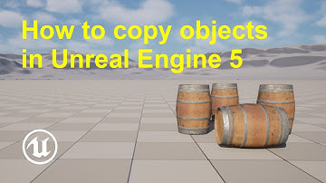 How to copy objects in Unreal Engine 5