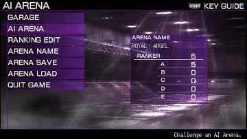 Armored Core Silent Line Portable - Facing my own ACs (AI Arena Battles)