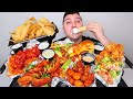 Texas Loaded Cheese Fries, Spicy Blooming Onion, Cheesy Wings & Fried Burgers • Chili's • MUKBANG