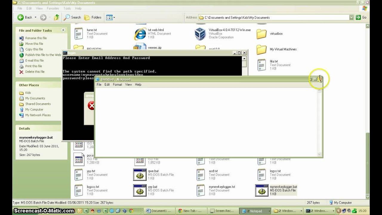 keylogger in notepad WORKING YouTube
