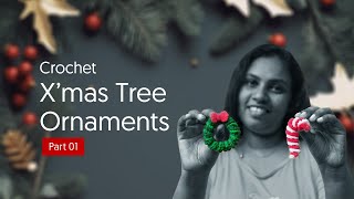 Easy Crochet  X mas Tree Ornaments Tutorial | Malayalam | Crochet Patterns | crochet diy