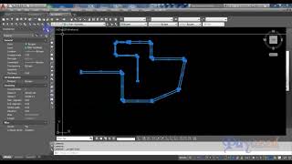 Draw Cable Tray as pline with hatch (TRT) Lisp