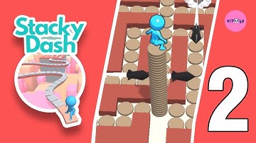 Stacky Dash - Walkthrough Gameplay Part 2 #stackydash #kidoogogameplay