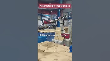 Robotic Box Depalletizing | Fast, Flexible End-of-Line Automation #shorts