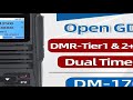 Baofeng DMR DM 1701 Digital Walkie Talkie Dual Mode Analog Two Way Radio Open GD77 Dual Time Slot Ti
