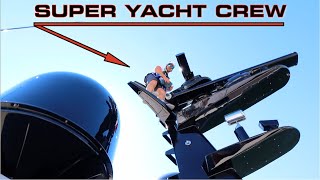 DANGEROUS DUTIES ON A LUXURY SUPER YACHT!!! (Captain's Vlog 153)