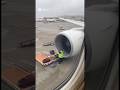 Luggage is sucked white engine is being turned off, and it hits airport employee 😵&zwj;💫😳 #shorts