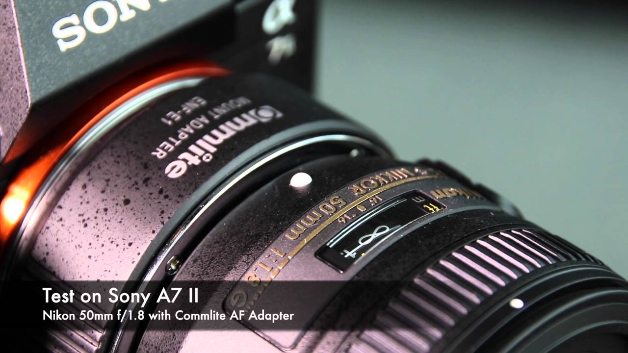 Commlite Nikon to Sony E mount AF Adapter