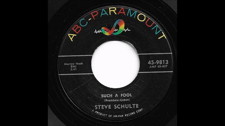 Steve Schulte - Such A Fool