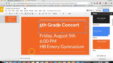 Create Google Slides for Digital Signs