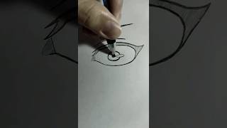 How to draw a simple anime eye #shorts #art #anime #tutorial