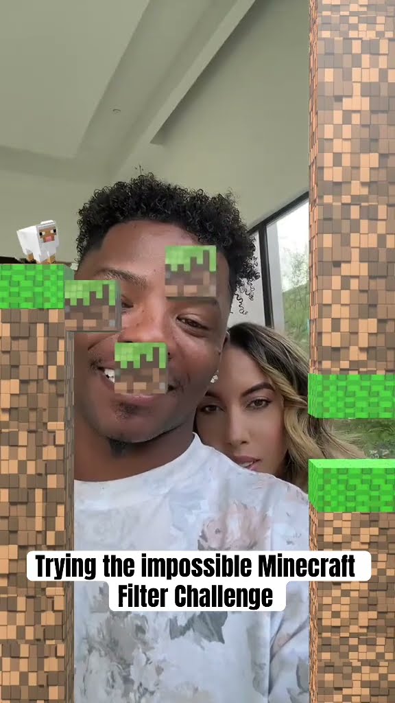 Trying the Minecraft impossible challenge #shorts #family #love