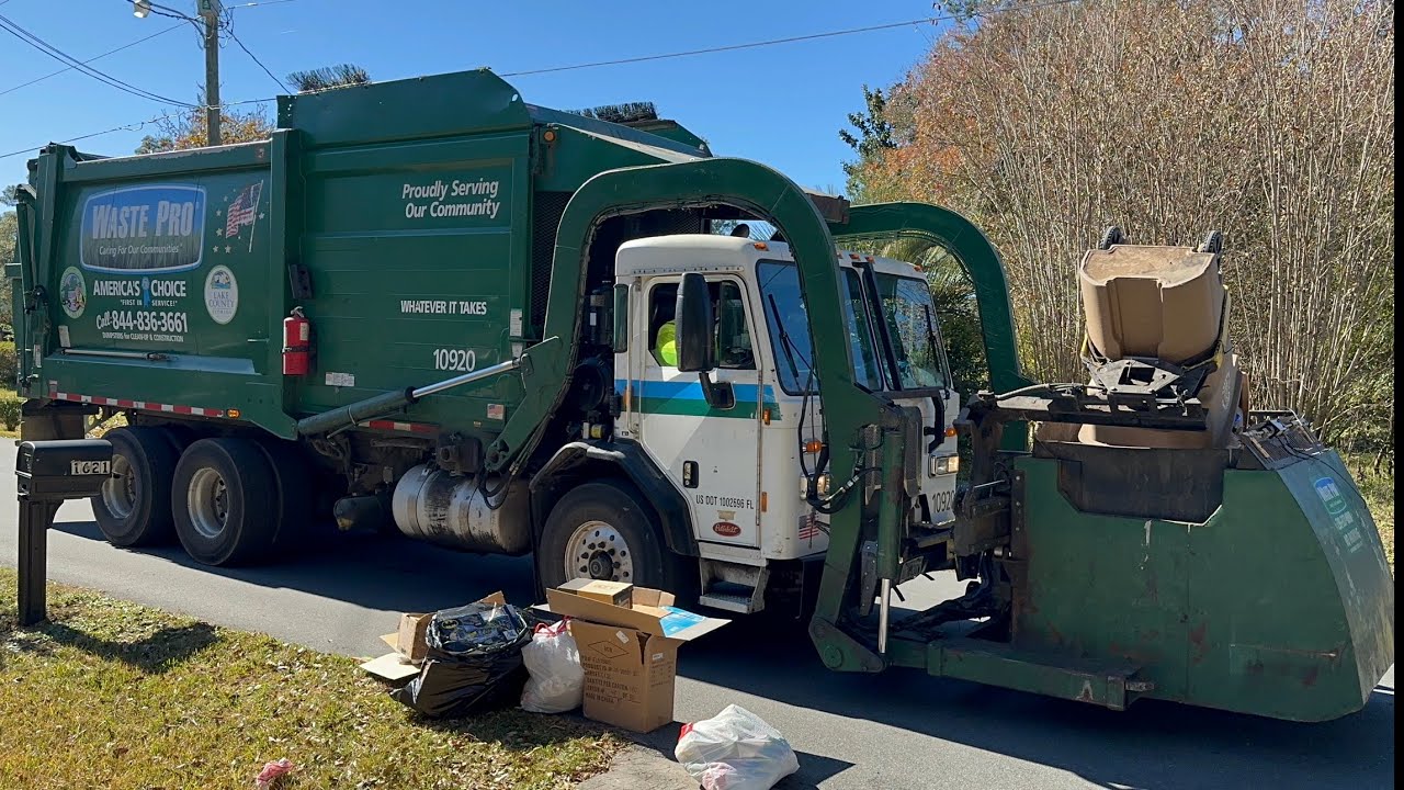Waste Pro Garbage Trucks - Ocala Recycling