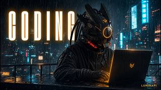 CYBERPUNK STUDY 👽 Tech House &amp; Lluvia (Sesión de Enfoque Profundo / LUMINAPI)