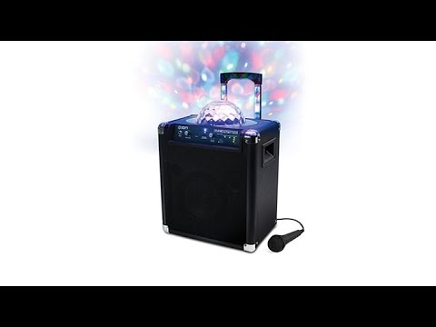 ION Block Party Live Bluetooth Speaker with Party Lights