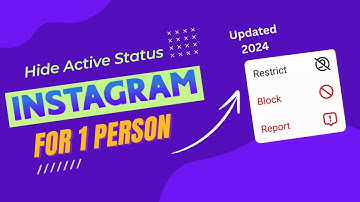 How to Hide Active Status on Instagram for One Person 2024