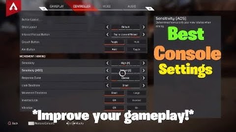 Apex legends best settings for ps4| Sensativity| Field of view