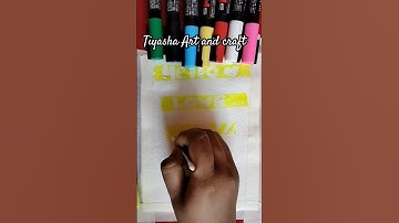 Amazing hacks//|How To ERASE Highlighter with 🍋//#shorts#viral #creativeart #satisfying #shortsfeed
