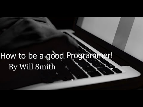 How to be a good Programmer! - YouTube