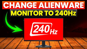 How To Change Alienware Monitor To 240Hz (How To Set Up/Set Alienware Monitor To 240Hz)
