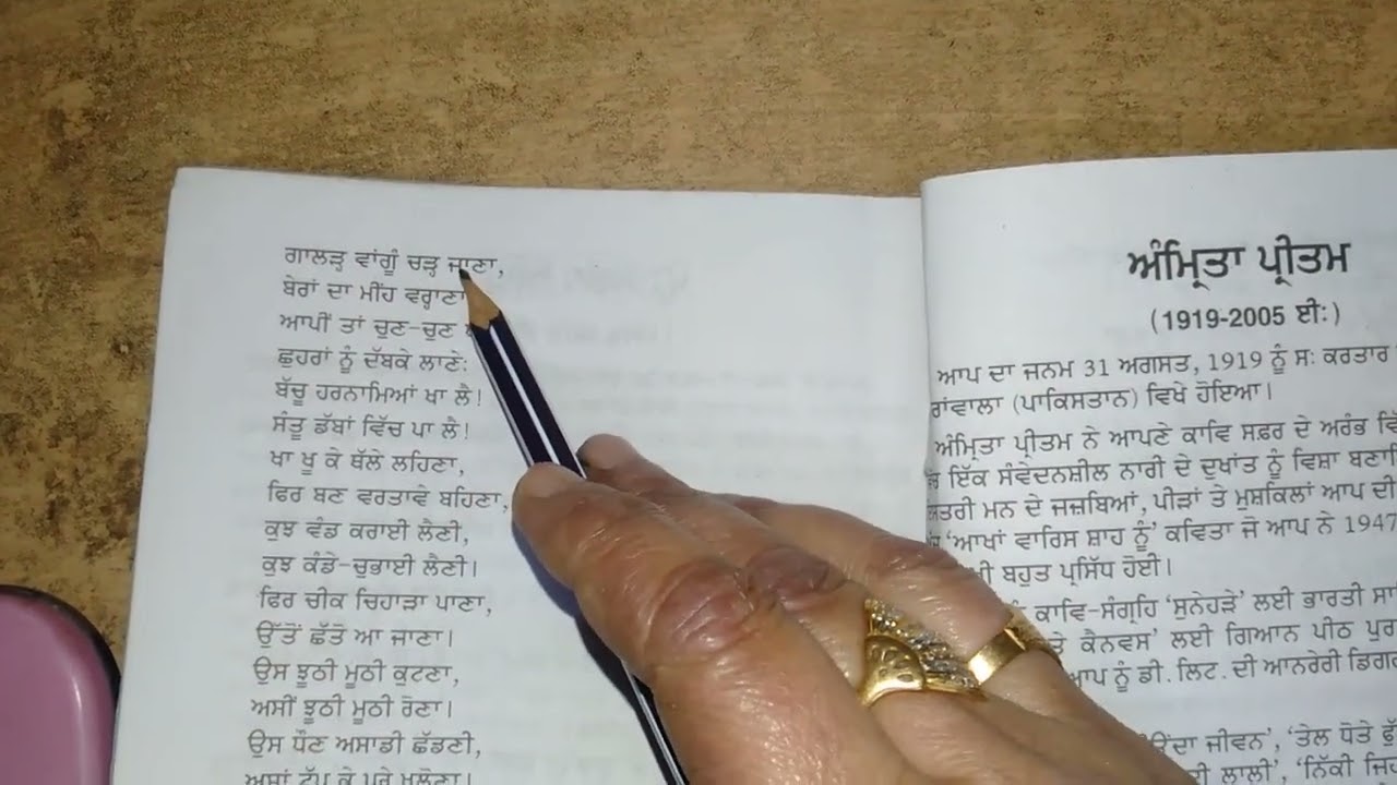 ICSE EXPLANATION OF POEM ਛੱਤੋ ਦੀ ਬੇਰੀ
