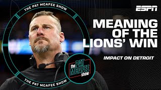 What the Lions advancing to the NFC title game means for Detroit & the NFL | The Pat McAfee Show