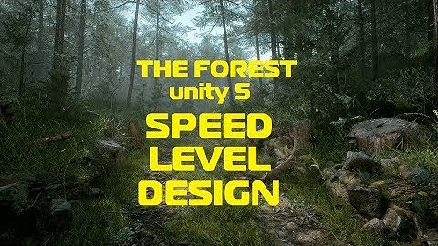 SPEED LEVEL DESIGN. FOREST. UNITY 5 3D