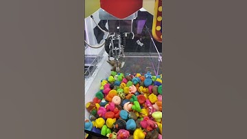 CHOCOLATE BUNNY duck claw machine #shorts #clawmachine #arcade #toys #duck